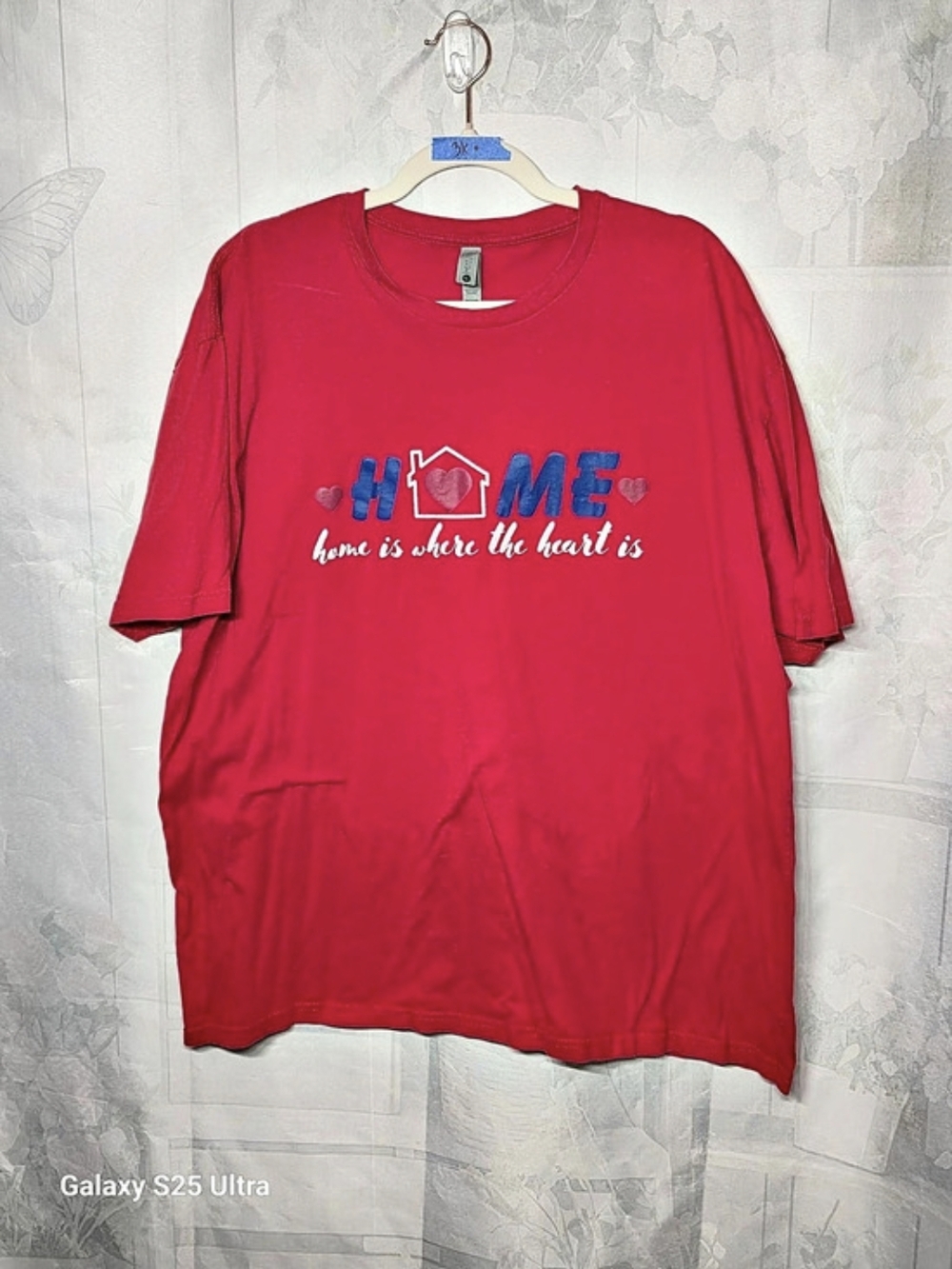 Next Level Graphic Short Sleeve Tee Size 3XL Red
